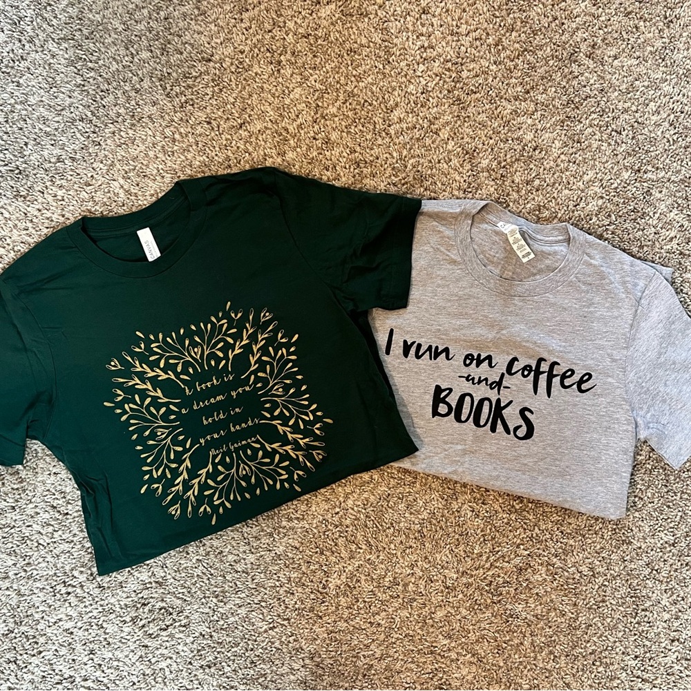Women’s Bookish T-Shirts (2) 📚
